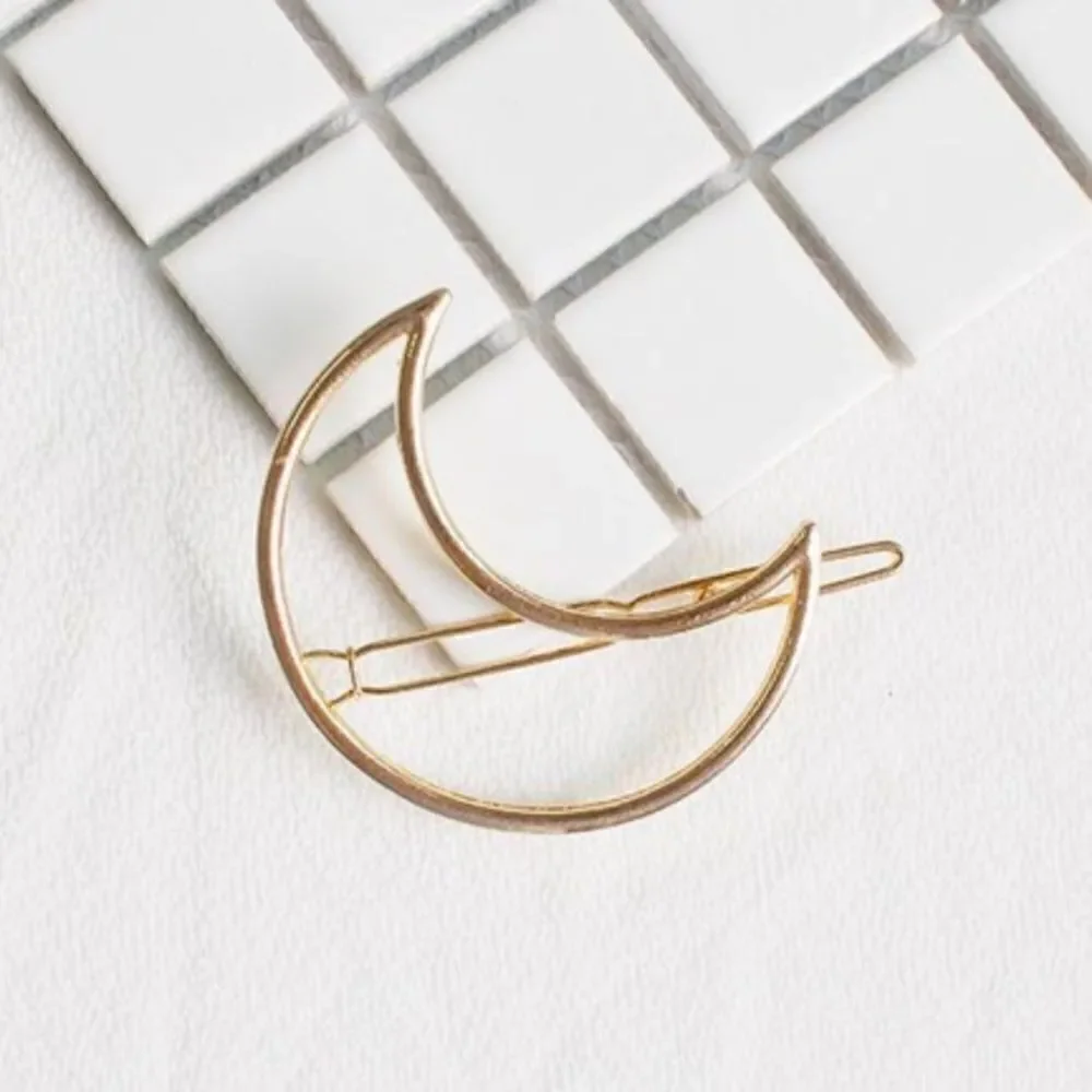 Hair pin Electroplated Alloy half moon